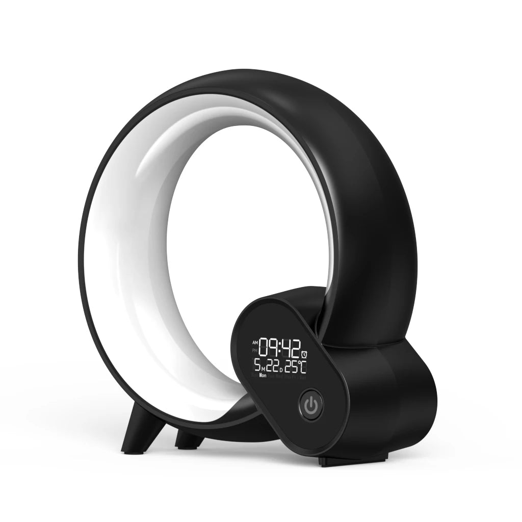 Novelty Smart Q Wake Up Light Ambient Light And Wake-Up Night Light Dimmable Wake-up For Children Bedroom Decorative Birthday Gi
